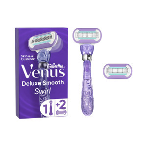Máquina Gillette Venus Swirl Smooth + 2 peças de reposição
