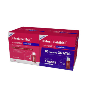 Pilexil Forte Max pacote anti-queda bebível 2 x 45 u