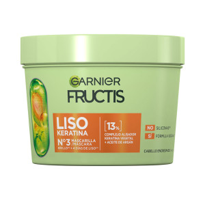 Garnier Máscara lisa Fructis Liso Keratin Nº3 370 ml