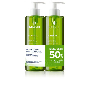 Rilastil Acnestil gel limpiador purificante pack 2 x 400 ml