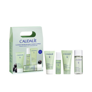 Caudalie Coffret de routine anti-acné Vinopure 4 pièces