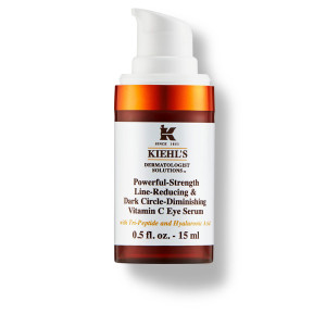 Kiehl's Sérum contour des yeux à la vitamine C PUISSANT, réducteur de rides et anti-cernes, 15 ml