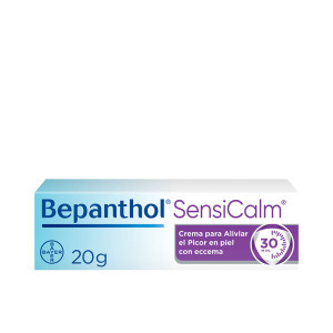 Creme Bepanthol Sensicalm para aliviar a coceira da pele com eczema 20 g