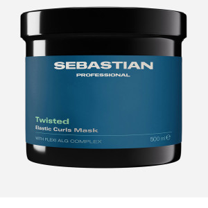 Sebastian Professionals Twisted mascarilla antiencrespamiento de hidratación intensa para rizos y ondas 500 ml