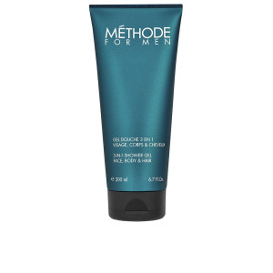Jeanne Piaubert Méthode For Men gel douche 3 n 1 visage, corps & cheveux 200 ml