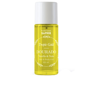 Parfums Saphir Tropic Gold Dourado spray para cabelo e corpo 100 ml