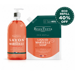 Beauterra Gel Fleur d’Oranger + Recharge (2 pièces)