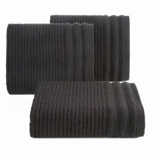 Eurofirany RĘCZNIK SAMMY (09) 50 X 90 CM CZARNY
