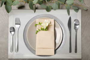 Eurofirany SERWETKA MELINDA 30 X 40 CM BIAŁY