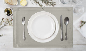 Eurofirany SERWETKA MELINDA 30 X 40 CM SREBRNY