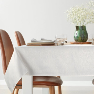 Eurofirany OBRUS ALISA 140 X 180 CM BIAŁY