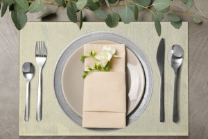 Eurofirany SERWETKA DAGA 30 X 40 CM KREMOWY