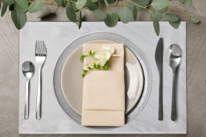 Eurofirany SERWETKA ERIKA 30 X 40 CM BIAŁY