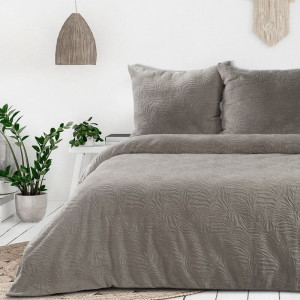 Eurofirany KOMPLET POŚCIELI FLANO 220 X 200 CM BEŻOWY
