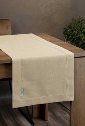 Eurofirany OBRUS STELLA 1 40 X 140 CM ZŁOTY