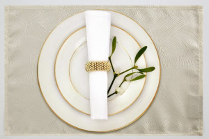 Eurofirany SERWETKA ISLA 30 X 40 CM KREMOWY