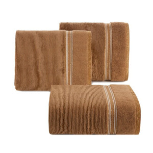 Eurofirany RĘCZNIK FILON (13) 50 X 90 CM BRĄZOWY