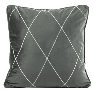 Eurofirany POSZEWKA DEKORACYJNA PIERRE CARDIN MARGO 45X45 CM STALOWY