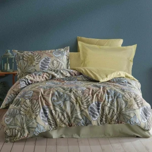 Darymex Pościel satyna bawełniana GRETA GREEN 160x200 LUXURY PREMIUM