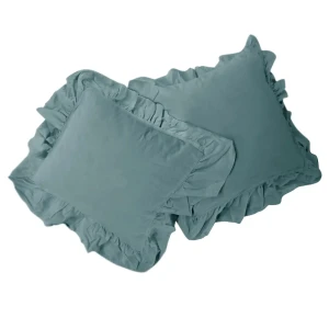 Darymex Poszewka bawełniana komplet MINERAL BLUE 2x40x40 STONEWASHED