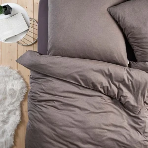 Estella Pościel Mako-Jersey TAKOMA 6873/295 Taupe 155x200