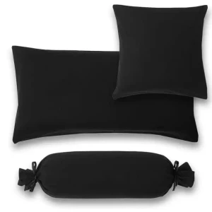 Estella Poszewka Mako-Jersey Czarna 900 40x80