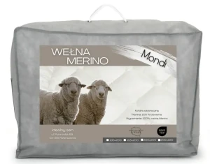 Kołdra z Merynosa 140x200 Całoroczna Mondi - IDEALNY SEN