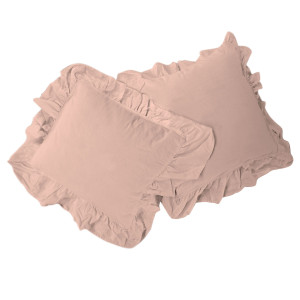 Darymex Poszewka bawełniana komplet CAMELLO ROSES/2x40x40 STONEWASHED