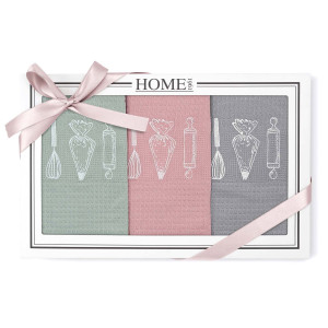 Darymex Komplet ręczników kuchennych bawełnianych HOME 1961/3x50x70/SET13