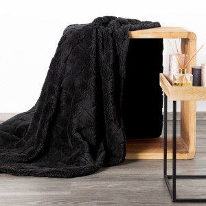 Eurofirany KOC D91 CARO 70 X 160 CM CZARNY