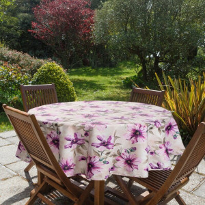 Eurofirany OBRUS GARDEN O 150 CM KREMOWY/29E