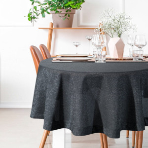 Eurofirany OBRUS STELLA 1 40 X 140 CM CZARNY
