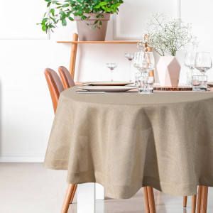 Eurofirany OBRUS STELLA 1 FI 180 CM ZŁOTY