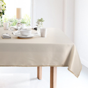Eurofirany OBRUS LACE 140 X 220 CM KREMOWY