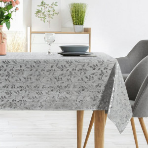 Eurofirany OBRUS SIMONA 140 X 260 CM SREBRNY