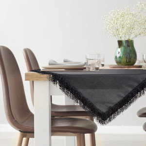 Eurofirany OBRUS JASPER 85 X 85 CM CZARNY