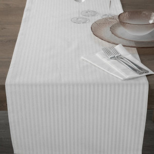 Eurofirany OBRUS FLASH 6 40 X 140 CM SREBRNY