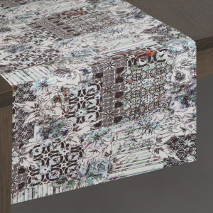 Eurofirany OBRUS DORIT 35 X 180 CM BIAŁY