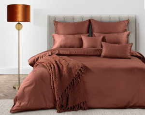 Eurofirany POŚCIEL ELEGANT1I 220 X 200 CM MARSALA
