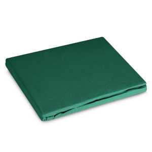 Eurofirany PRZEŚCIERADŁO Z GUMKĄ BASIC 220 X 200 X 30 CM BUTELKOWY ZIELONY