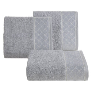 Eurofirany RĘCZNIK MARTHA (05) 50 X 90 CM SREBRNY