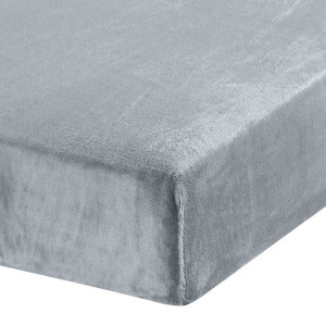 Eurofirany PRZEŚCIERADŁO FLANO 220 X 200 X 30 CM SREBRNY