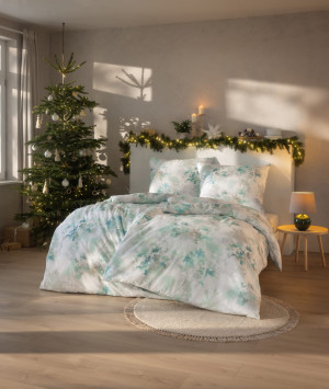 ESTELLA Pościel Flanelowa 155/200 2x70/80 4467/630 Frosted Flowers