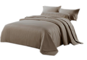 KLARA Pościel Bambusowa 160x200 100% Bambus Beżowa