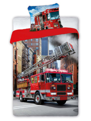 Faro Pościel bawełna 160x200 Wóż Strażacki