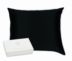 KLARA Poszewka Jedwabna 70x80 Czarna