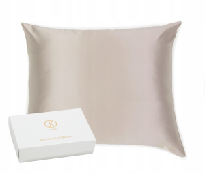 KLARA Poszewka Jedwabna 50x70 Beżowa