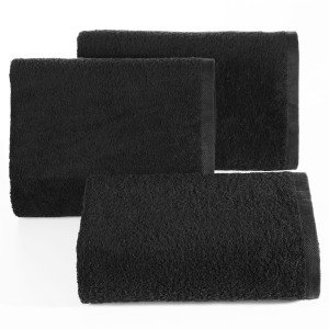 Eurofirany Ręcznik Frotte Classic Gładki 2/17 Czarny 70x140