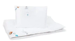 AMZ BABIES DREAM komplet dziecięcy puch 90% (kołderka i poduszka) 100x135 + 40x60