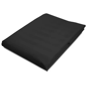 Darymex Prześcieradło Satyna Bambusowo-Bawełniana STRIPE BLACK 160x240